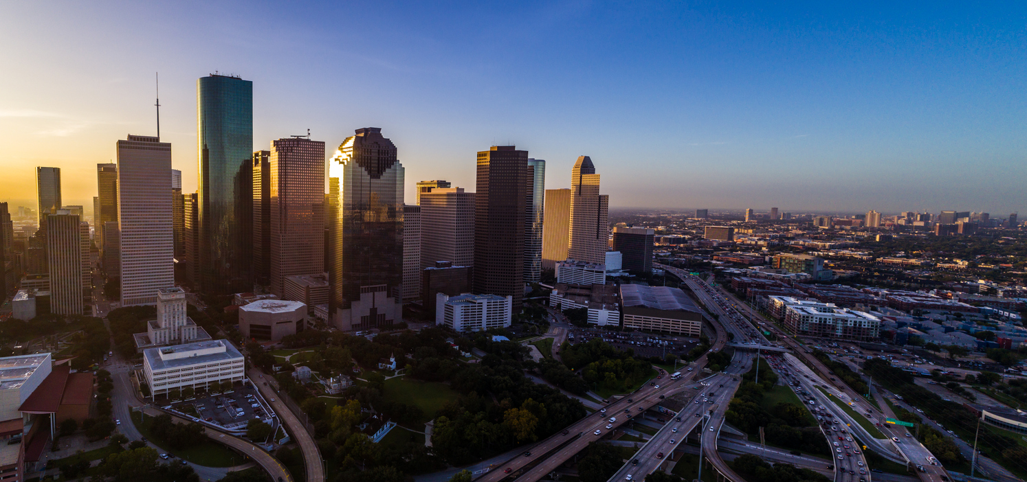 Panoramic Image of Houston, TX